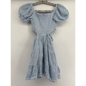 Phoenix Dress by Katie J NYC light blue eyelet dress Girl Small